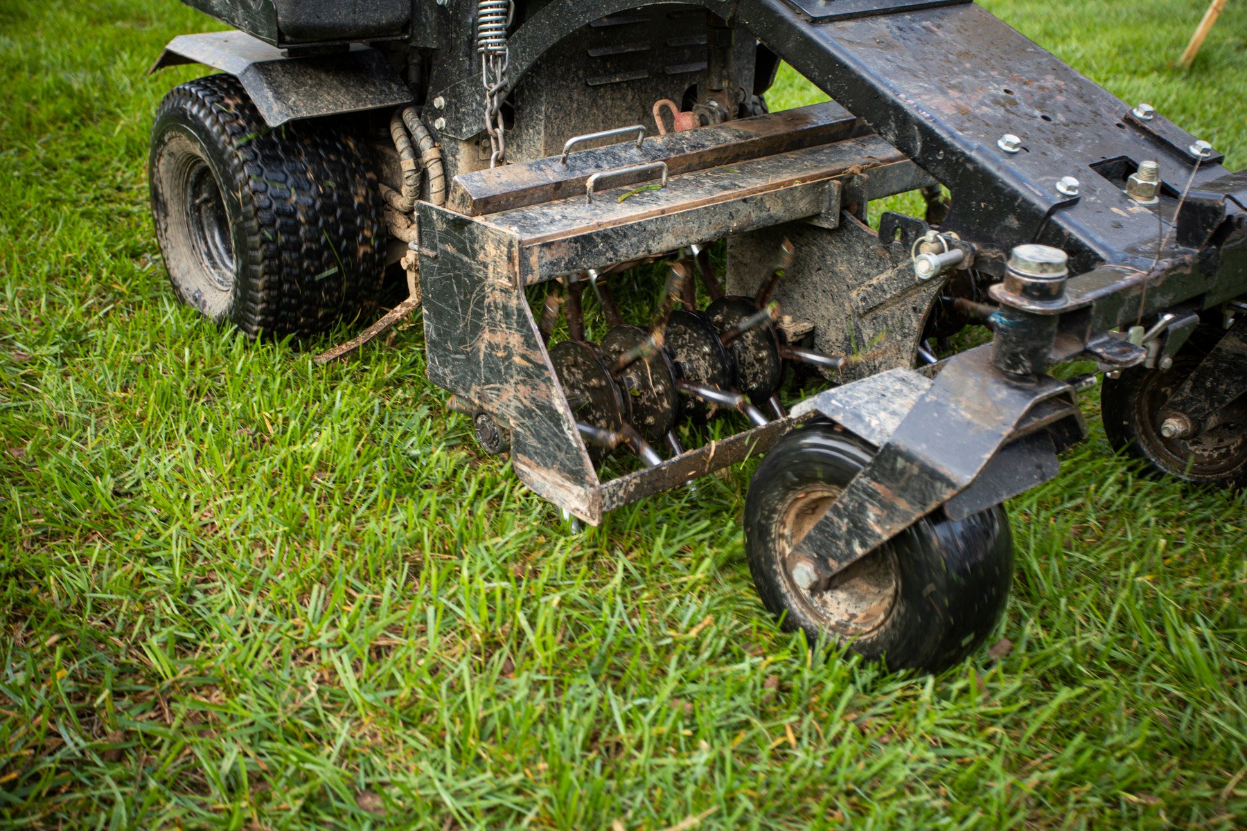 Aeration for a healthy lawn