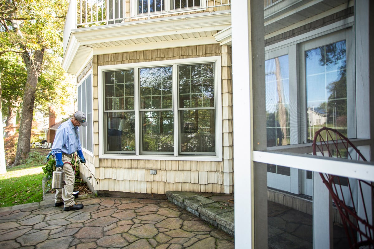 NaturalGreen pest control technician crew spraying