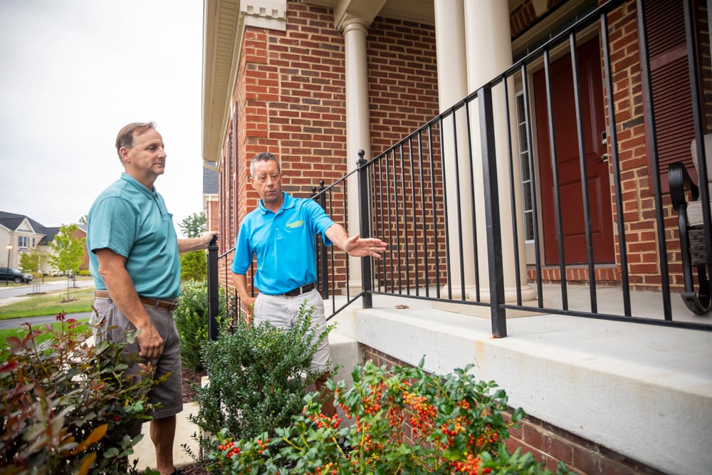 Termite inspection at house in Maryland